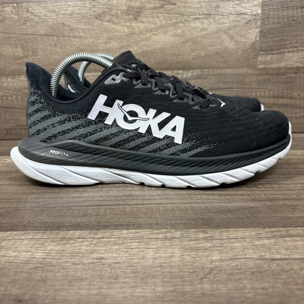 Hoka Mach 5 Black Womens US Size 9 EUR 41.3 1127894 BCSTL Running Shoes